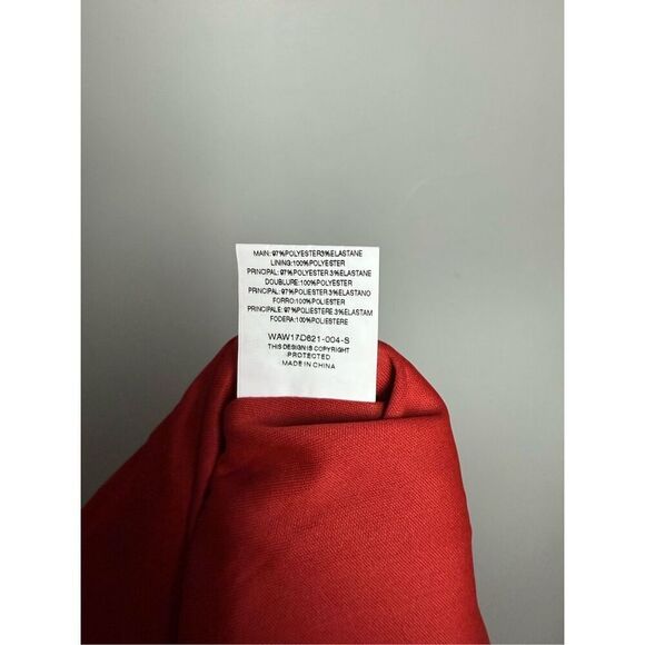 WYLDR superstitious cowl neck slip red mini dress small - Picture 6 of 7
